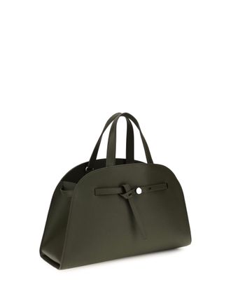 Tory Burch Womens Romy Bauletto Leccio Shoulder Bags