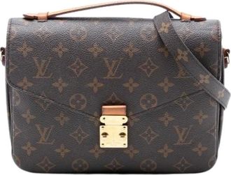 Louis Vuitton Pre-owned Cross Body Bags, female, Brown, Size: ONE SIZE Pre-owned Vintage Canvas Cross Body Bag