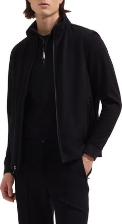 Bugatchi Soft Touch Tech Vest in Black at Nordstrom, Size X-Large