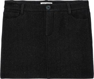 Zadig&Voltaire Joany skirt - women - Wool/Polyamide/Fabric - 36 - Green