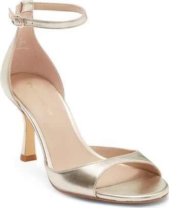 Stuart Weitzman Isla Ankle Strap Sandal in Platino at Nordstrom Rack, Size 10.5