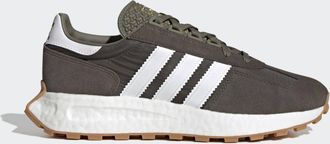 adidas Originals Unisex Retropy E5 Shoes - Dark Green Leather - Size UK 12.5