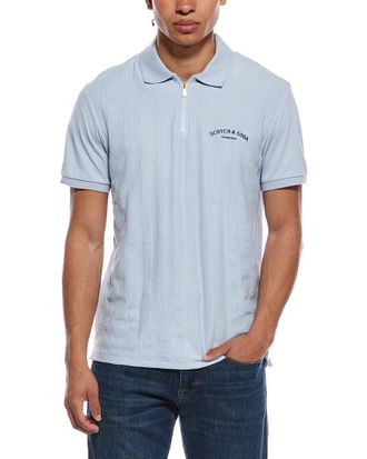 Scotch & Soda Popcorn Pique Polo Shirt