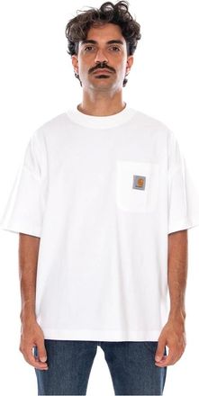 Carhartt Work in Progress Hombre, Camisetas, Blanco, Talla: S