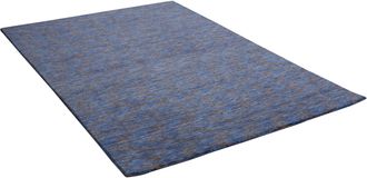 THEKO Wollteppich »Nebraska Uni« rechteckig 12 mm Höhe reine Wolle, handgewebt, ideal im Wohnzimmer & Schlafzimmer