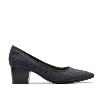 Clarks Ellanie Hope in Black Textile