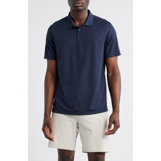 Zella Pitch Piqu&eacute; Polo in Navy Eclipse at Nordstrom Rack, Size Xx-Large