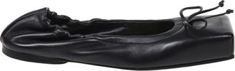 Jacquemus Schoenen, Dames, Zwart, 37 EU, Leer, Les Ballerines Ballet Flats