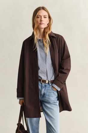 GANT Women Car Coat (XXL) DEEP BROWN