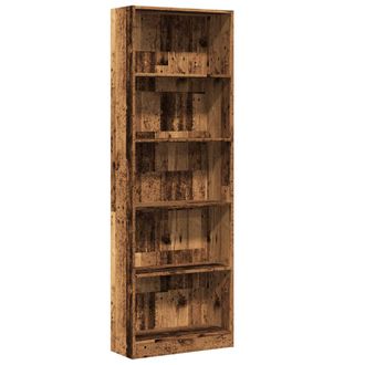 vidaXL Estanter&iacute;a Madera De Ingenier&iacute;a Color Envejecido 60x24x176 Cm Vidaxl