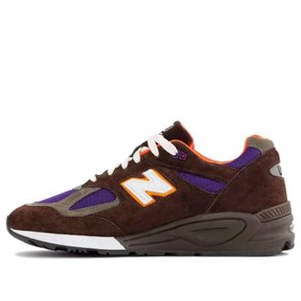 New Balance 990v2 Made in USA Brown Purple M990BR2