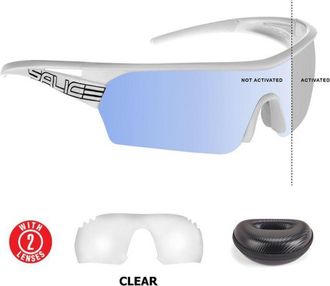 Salice 006 RWX 177 CL Mens Sunglasses White Size 155
