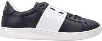 Valentino Garavani Open Royco Sneakers - Heren - Sneakers - Zwart - 43 EU - Leer - Schoenen