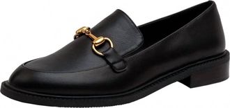 Lisa*Vicky Womens Pull-On Loafer In Black