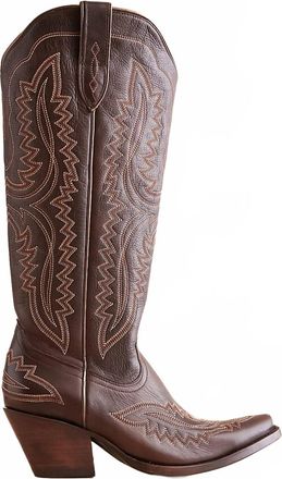 Ariat Womens Casanova Leather Western Boots In Rich Chocolate