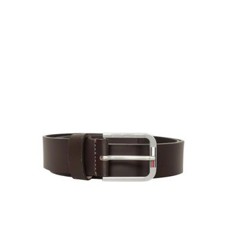 Tommy Hilfiger Accessoires, Heren, Bruin, 105 CM, Leer, Austin 3.5 Riem