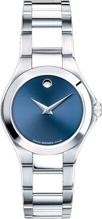 Movado Defio Quartz Blue Dial Ladies Watch 0607309