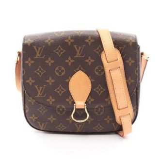 Louis Vuitton Pre-owned Cross Body Bags, female, Brown, Size: ONE SIZE Pre-owned Saint Cloud Monogram Shoulder Bag