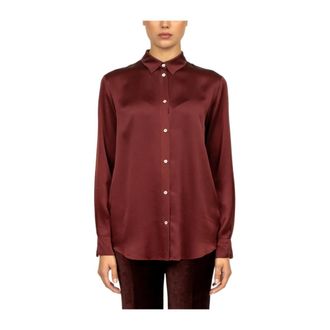 Forte_Forte Overhemden, Dames, Rood, S, Camicia