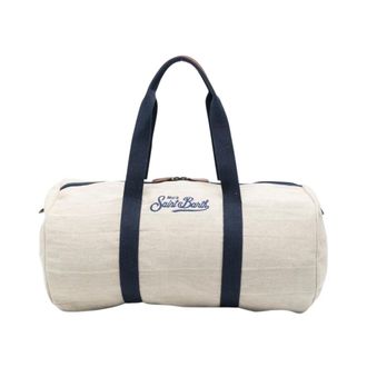 MC2 Saint Barth Weekend Bags, male, Beige, Size: ONE SIZE Jetleg Round Travel Duffle