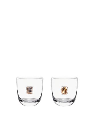 ANNA new york Elevo Double Old-Fashioned Glasses, Set of 2