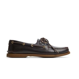 Sperry Top-Sider LAuthentic Original 2-Eye Boat Shoe - Heren - Bootschoenen - Bruin - 43 EU - Leer - Schoenen