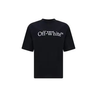 Off-white Black Cotton Mens T-Shirt