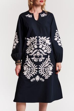 Frances Valentine Kris Dress in Navy/white at Nordstrom, Size X-Large