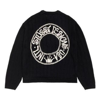 St&uuml;ssy Buana Logo Sweater Black 117294-BLAC