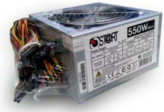 Trade Shop Trade Shop - Fuente De Alimentaci&oacute;n Para La Caja De La Pc De La Computadora Con Atxx 550w 20 + 4pin Fan De Enfriamiento