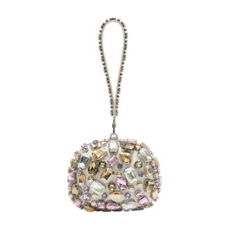 Self Portrait Clutches, female, Multicolor, Size: ONE SIZE Top Handle Clutch