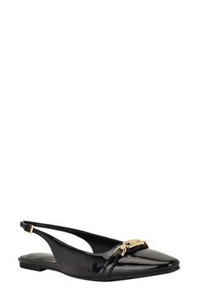 Calvin Klein Flenea Slingback Flat in Black at Nordstrom Rack, Size 5.5