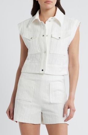 Boss Orange by Hugo Boss Sleeveless Vest in White at Nordstrom, Size 12