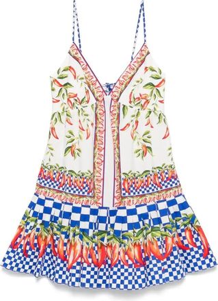 Farm Rio Ainika Mini Dress - Womens - Cotton