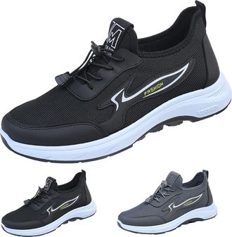 Generic Mens Trainers, Casual Shoes, Breathable Sports Shoes, Fashion Walking Shoes, Elastic Jogging Shoes, Non-Slip Tennis Shoes, Cushioning Running Shoes, F