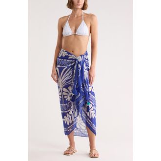 Vince Camuto Oversize Wrap in Cobalt at Nordstrom Rack
