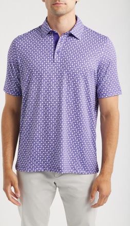 Johnston & Murphy XC+ Game Day Performance Polo in Purple at Nordstrom, Size Xx-Large