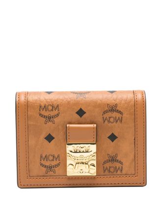 MCM Tracy logo buckle wallet - women - Nappa Leather - One Size - Brown