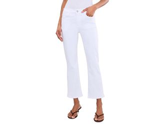 Elliott Lauren White Denim, Crop Baby Boot 5 Pockets Jeans In White Womens Jeans White : 14 27, Cotton/Denim/Elastane