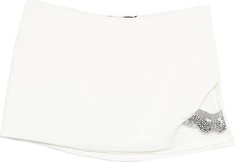 Amen Minigonna con decorazione - Bianco