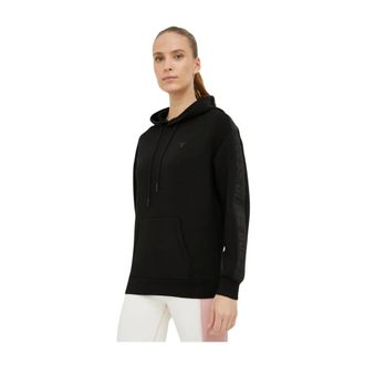 Guess Dames, Sweatshirts & Hoodies, Zwart, Maat: XS
