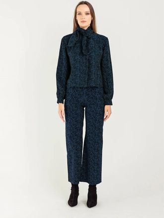 Bel Kazan Kaya Wide Leg Pants In Midnight Juno
