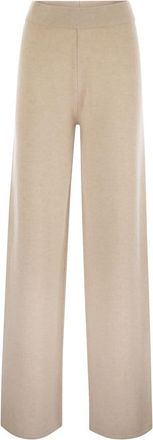 Max Mara Womens Moritz - Wool And Cashmere Trousers - Tan - Size X-Small