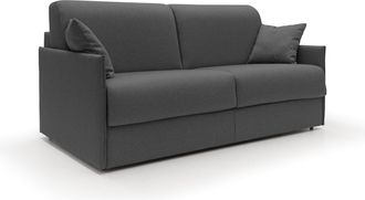 Divani.Store Evans Sof&aacute; Cama Convertible En Tela Impermeable 149 Cm (mat. 120x197) Antracita