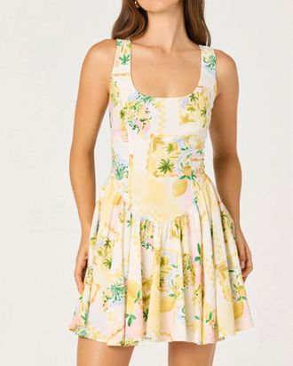 Astr Reina Dress In Yellow