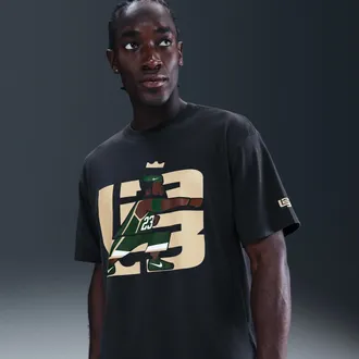 Nike Mens LeBron From This Point Forward Basketball T-Shirt in Black | IH8538-045
