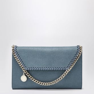 Stella McCartney Light blue Falabella shoulder wallet bag