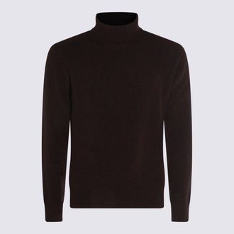 Altea Dark Brown Wool Knitwear
