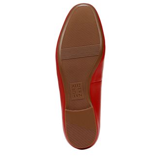 Naturalizer Kelly Ballet Flat Crimson Red Leather J2991L1600 Womens