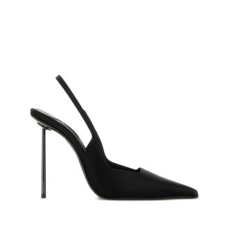 Le Silla Black Slingback Pumps
